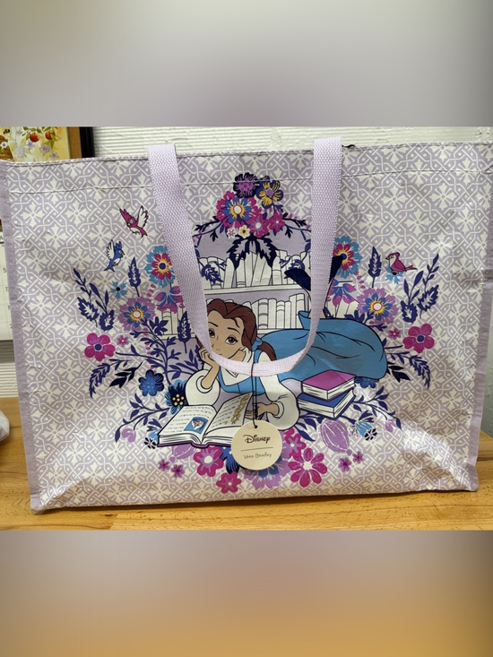 Disney Handbags - Disney Vera Bradley Belle Floral Shopping Tote
